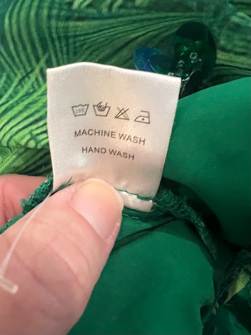 The JLO DRESS!!! Tropical Green Plunging Cutout Gown - Picture 15 of 15